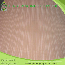 Linyi Fábrica 3A o 2A Grado 1,8 mm 2,3 mm 2,7 mm 3,6 mm Hermoso color y tamaño de la puerta de grano Sapele contrachapado o Sapele contrachapado de fantasía con un precio más barato